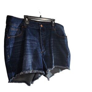 Women’s, And Now This, 20 Plus, Take Me Higher, Denim Blue, Shorts